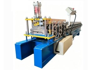Wall panel roll forming machine