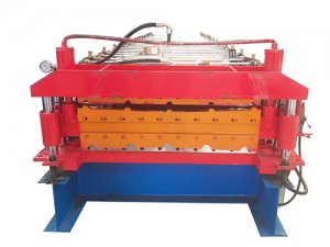 Double layer tile press