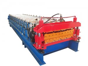 Double layer tile press equipment